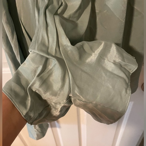 NWT Entro Sage Green Romper - Picture 8 of 9